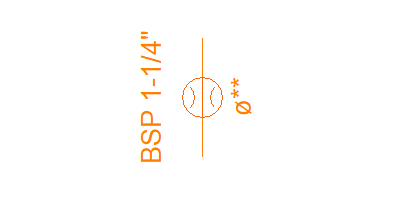 BSP 1-1/4" under BSP 1-1/2" plug